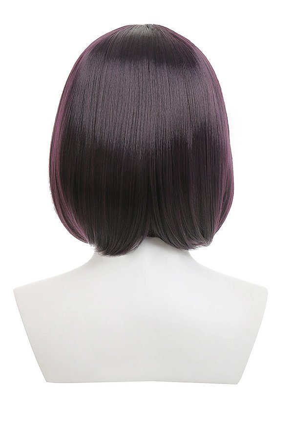 Sailor Moon Sailor Saturn Tomoe Hotaru Cosplay Wig Black Shoulder Length Bob Wig