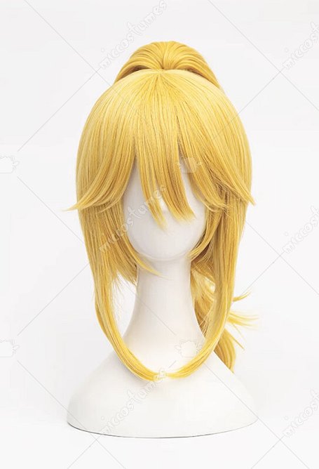 Jeu et Film d'Anime Perruque de Cosplay Peach Perruque Blonde avec Pince