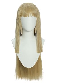 Tekken 8 Lili Cosplay Wig Straight Long Gold Wig