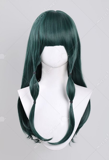 Kusuriya no Hitorigoto Neko-Neko Cosplay Peluca Larga Verde Oscuro
