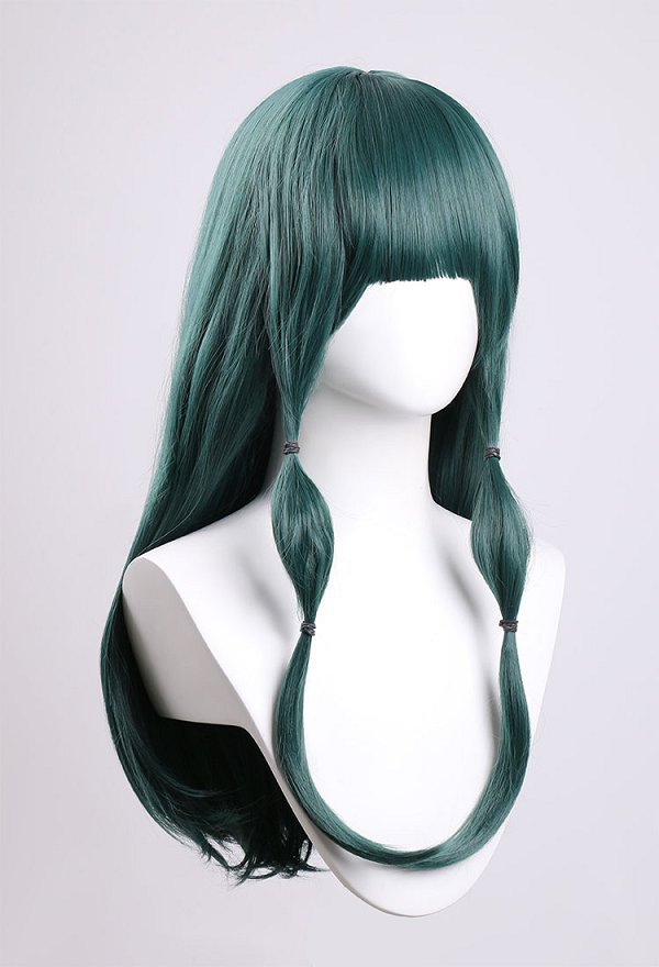 Kusuriya no Hitorigoto Neko-Neko Cosplay Peluca Larga Verde Oscuro
