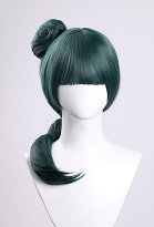 Kusuriya no Hitorigoto Peluca Neko-Neko Cosplay Verde Oscuro con Un Bollo Kusuriya no Hitorigoto Peluca Neko-Neko Cosplay Verde Oscuro con Un Bollo