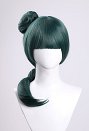 Kusuriya no Hitorigoto Peluca Neko-Neko Cosplay Verde Oscuro con Un Bollo