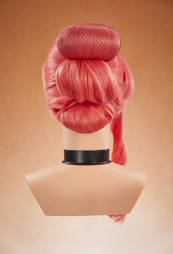 Peluca de Cosplay de Kusuriya no Hitorigoto Consorte Gyokuyou Peluca Rosa Coral
