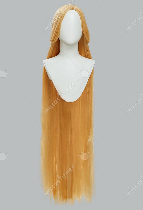 La Princesa de Pelo Largo Rubio 47 pulgadas Peluca Liso Cosplay