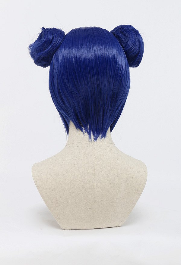 Tokyo Mew Mew Aizwa Minto Mew Mint Blau doppelte Brötchen–Frisuren Cosplay Perücken
