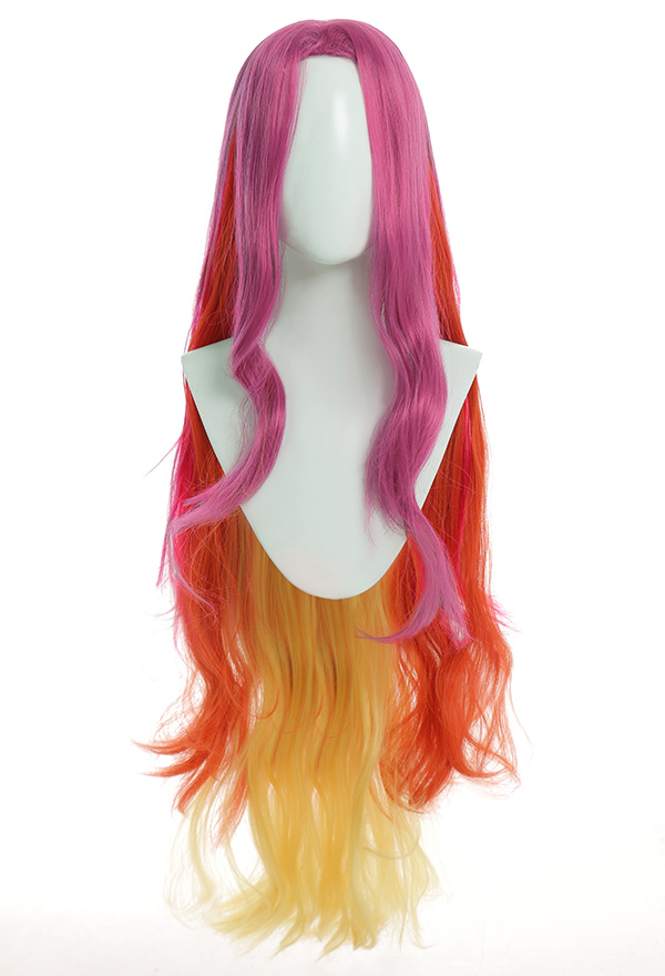 Super Héroïne Starfire Perruque de Cosplay Starfire Longue