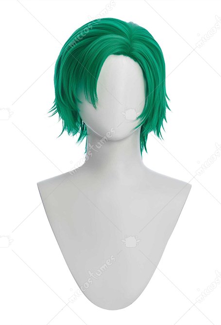 Superhero Monster Boy Cosplay Wig Green Short Wig