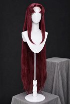 Peluca de cosplay de superheroína de Teen Titans peluca de encaje marrón rojizo de 35,4 pulgadas de largo Peluca de cosplay de superheroína de Teen Titans peluca de encaje marrón rojizo de 35,4 pulgadas de largo