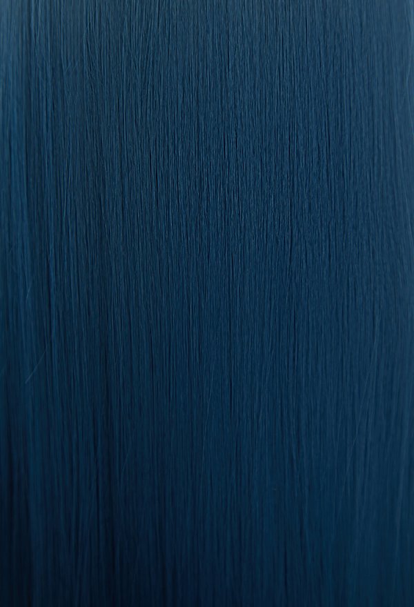 Peluca Cosplay de Igawa Asagi de Taimanin Asagi Peluca Larga Azul Oscuro