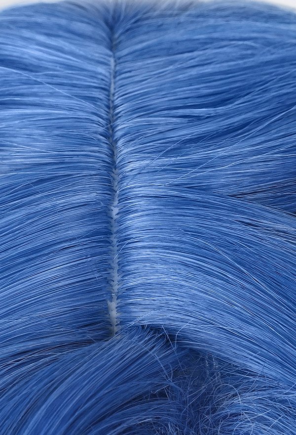VALO Neon Blue Yellow Cosplay Wig