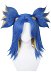 VALO Perruque de Cosplay Neon Moyenne Bleu