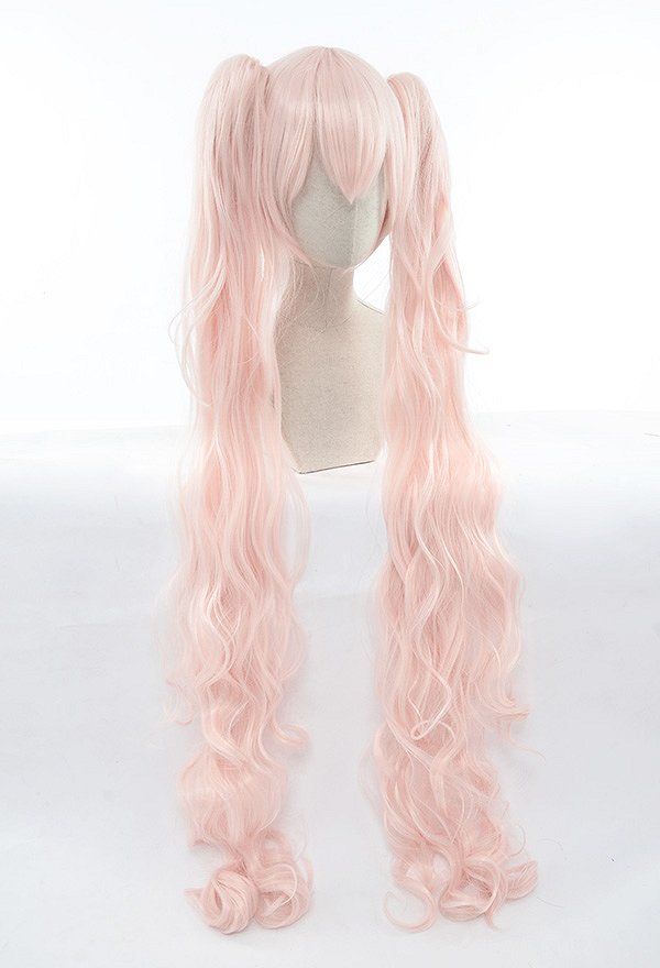 Sakura vocal Larga cosplay Peluca Rosa