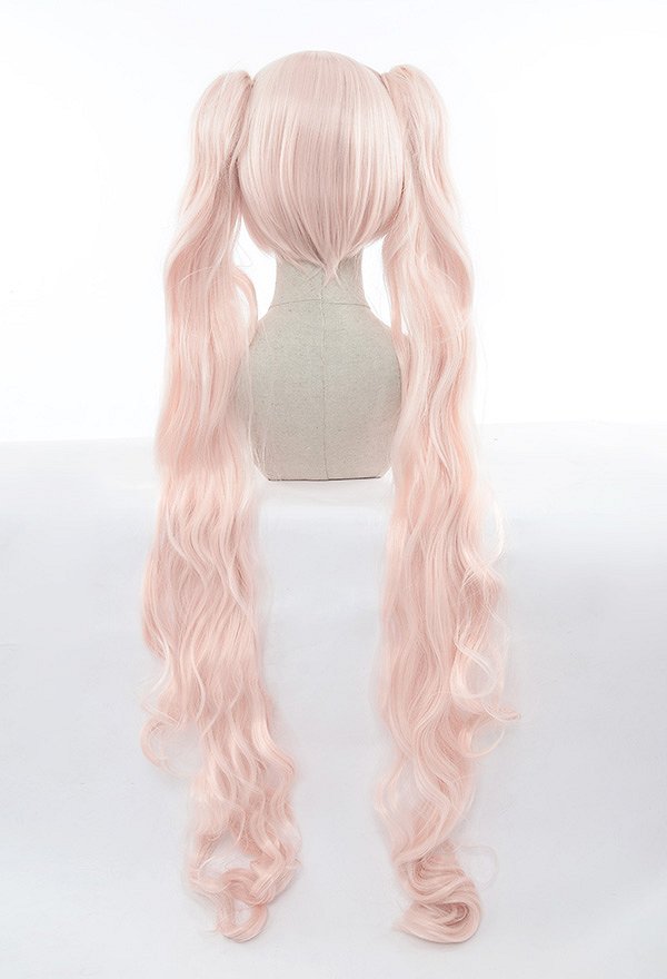 Sakura vocal Larga cosplay Peluca Rosa