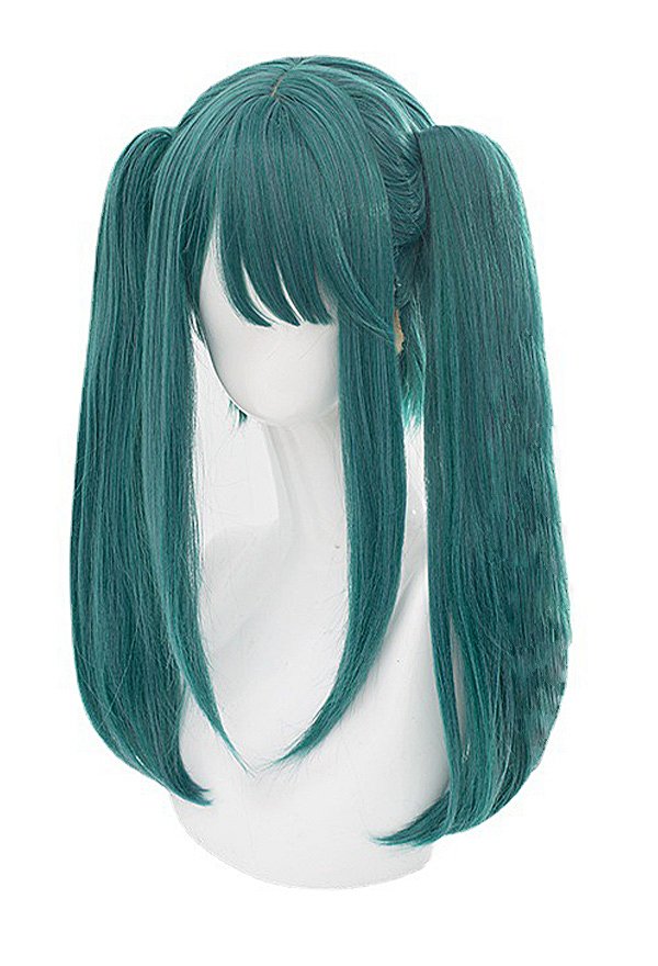 The Vampire Pop Up Parade Cosplay Wig Kawaii Lolita Green Double Ponytail Wig