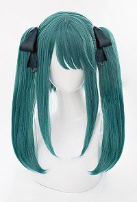 The Vampire Pop Up Parade Cosplay Wig Kawaii Lolita Green Double Ponytail Wig