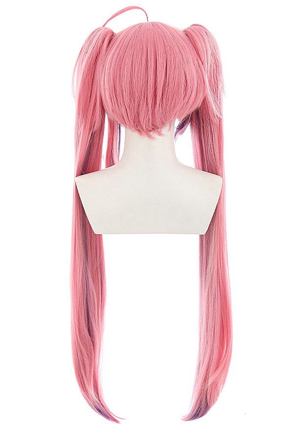 Virtual YouTuber Ironmouse Cosplay Wig Long Pink Mixed Color Wig