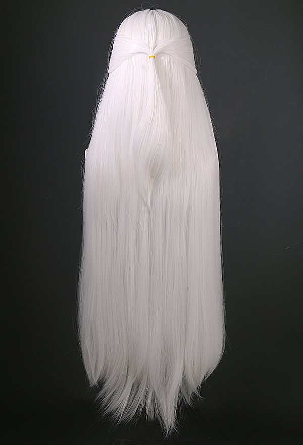 Drakengard 3 Zero Cosplay Wig Long Straight Silver Wig