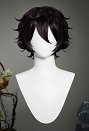 Witch Hat Agott Cosplay Wig Dark Purple Short Curly Wig