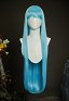 Witch Hat Richeh Cosplay Wig Light Blue Long Wig