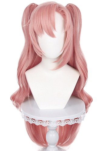 Zenless Zone Zero Perruque de Cosplay Nicole Demara Longue Rose