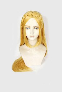 Princess Golden Long Braided Cosplay Wig