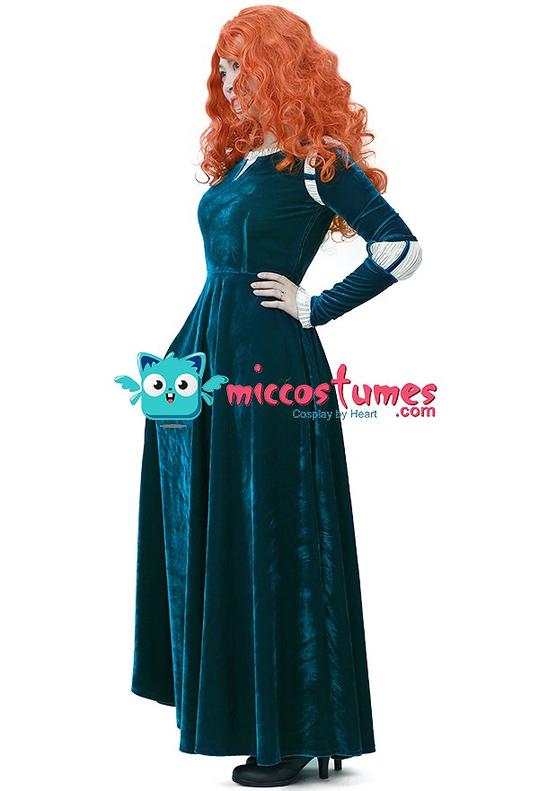 Plus Size Brave Princess Merida Adult Dress Cosplay Costume