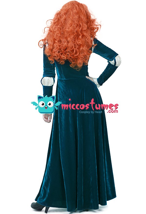 Plus Size Brave Princess Merida Adult Dress Cosplay Costume