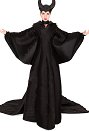 Exclusive Female Halloween Cosplay Costume Gown Dress with Headgear Inspired by Maleficent
