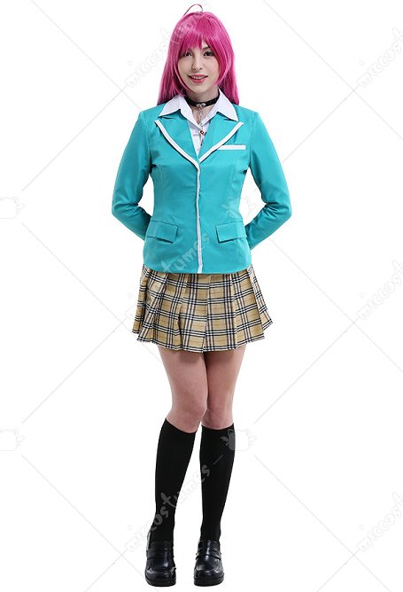 Rosario + Vampire Costume de Cosplay Moka Akashiya