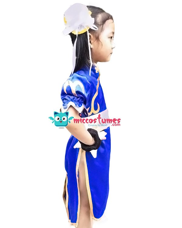 SF Chun Li Kids Cosplay Costume SF Chun Li Kids Cosplay Costume