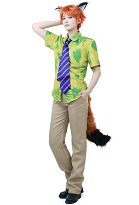 Costume de Cosplay de Renard Nick Wilde Inspiré par Zootopia Costume de Cosplay de Renard Nick Wilde Inspiré par Zootopia